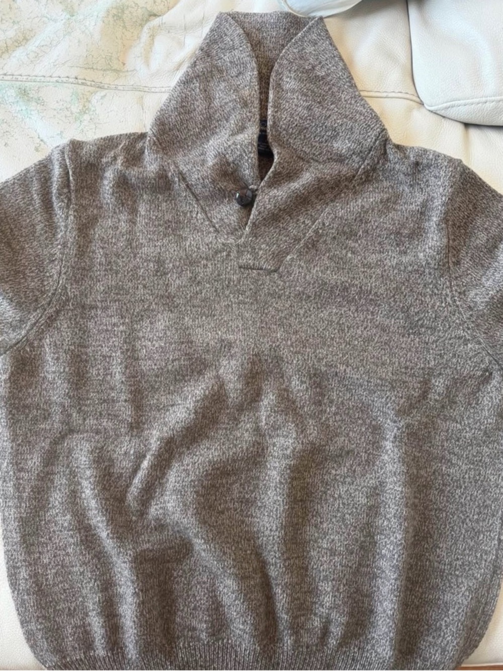 Brand new Brooks Brothers Men's Shawl Collar Pullover Lambswool Sweater
